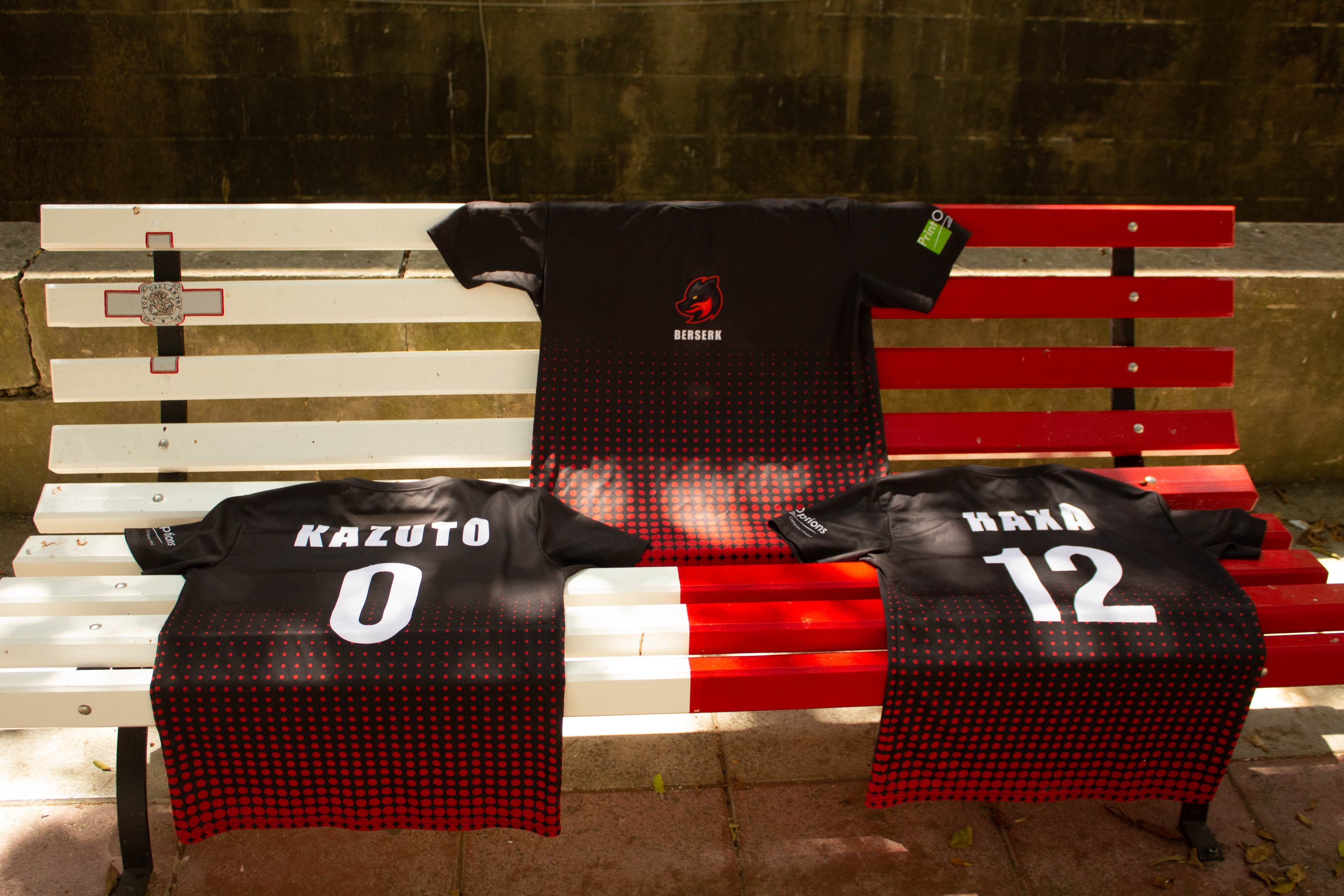 BERSERK team shirts